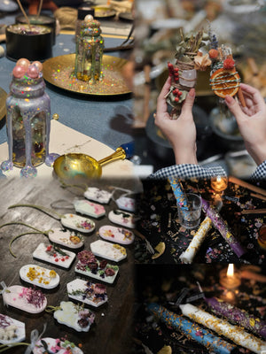 🌿🕯 ✨Herbs + Candle + Magic Wishing Bottle Bundle Workshop