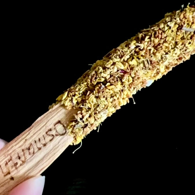 Osmanthus + Jasmine Palo Santo Lollipop