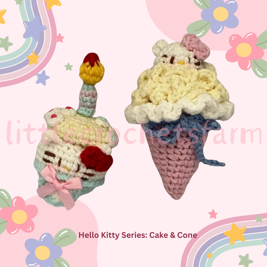 Hello Kitty Series : Cake & Cone